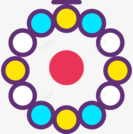 珍珠时尚3附魔图标svg_新图网 https://ixintu.com 时尚 珍珠 附魔