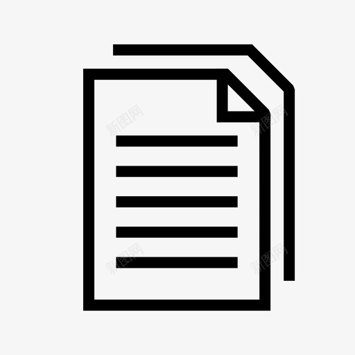文件协议合同图标svg_新图网 https://ixintu.com 协议 合同 文件