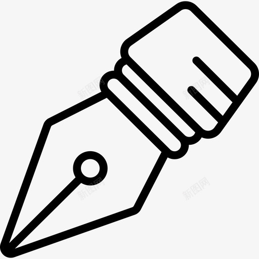 笔博客6直线图标svg_新图网 https://ixintu.com 博客6 直线 笔
