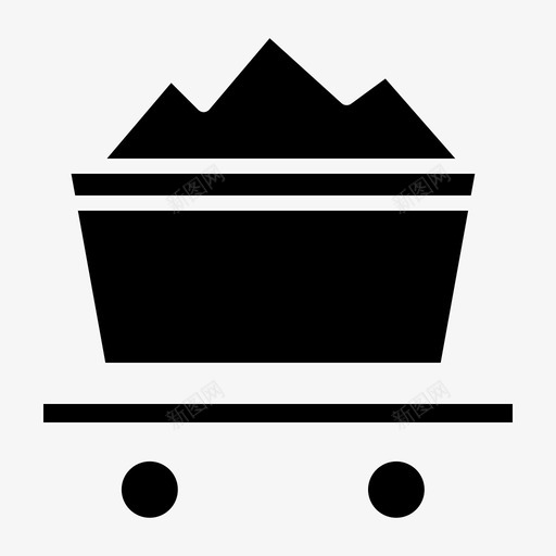 货物铁路25实心图标svg_新图网 https://ixintu.com 实心 货物 铁路25