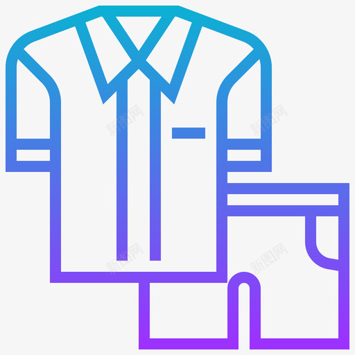 制服教育210梯度图标svg_新图网 https://ixintu.com 制服 教育 梯度