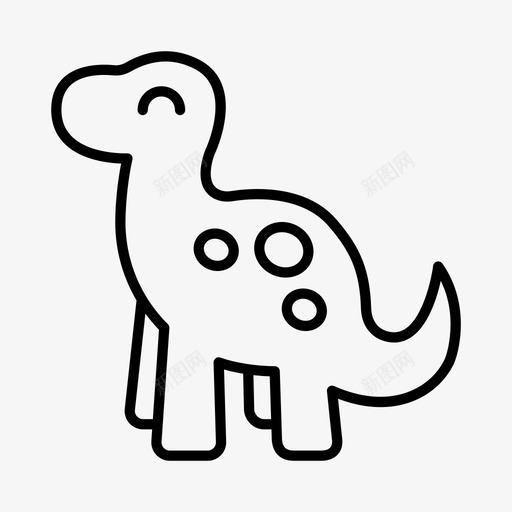 恐龙侏罗纪公园史前图标svg_新图网 https://ixintu.com 三叠 侏罗纪 公园 史前 恐龙