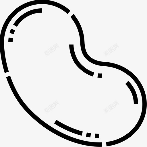 果冻豆甜味和糖果8直系图标svg_新图网 https://ixintu.com 果冻 甜味 直系 糖果