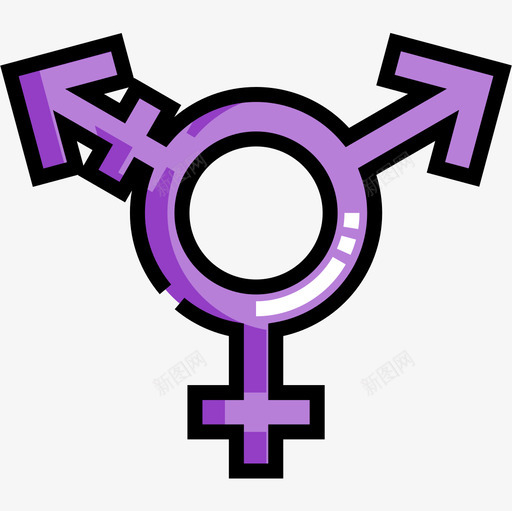 女权主义女权主义7线性色彩图标svg_新图网 https://ixintu.com 女权主义 线性 色彩