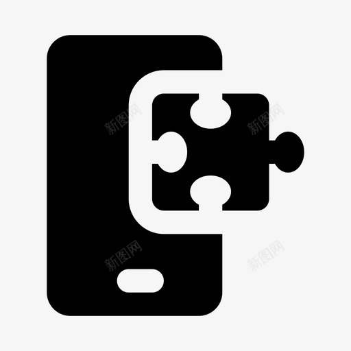 应用程序解决方案元素拼图图标svg_新图网 https://ixintu.com dev solid webmobile 元素 应用程序 手机 拼图 智能 解决方案