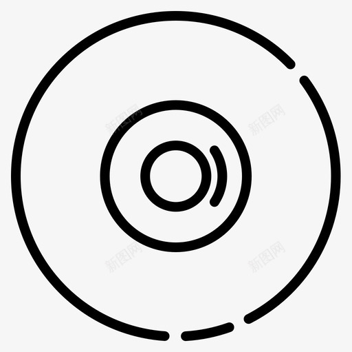 光盘网络托管36线性图标svg_新图网 https://ixintu.com 光盘 线性 网络托管36