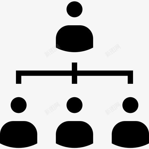 下属业务和人员2填充图标svg_新图网 https://ixintu.com 下属 业务 人员 填充