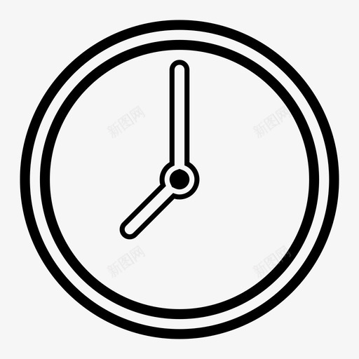 时钟持续时间小时图标svg_新图网 https://ixintu.com ui设计标志符号 小时 持续时间 时钟 时间 长度