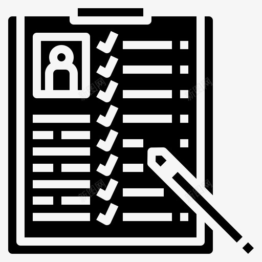 简介清单文件保险图标svg_新图网 https://ixintu.com 保险 文件 用户 简介清单