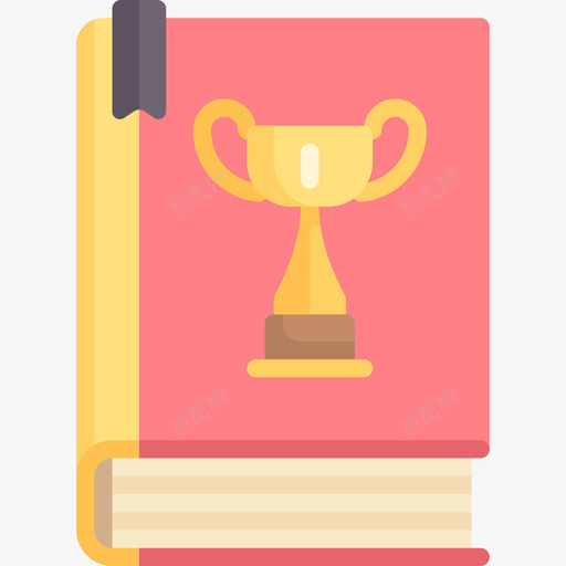 Booksuccess48扁平图标svg_新图网 https://ixintu.com Book success 扁平