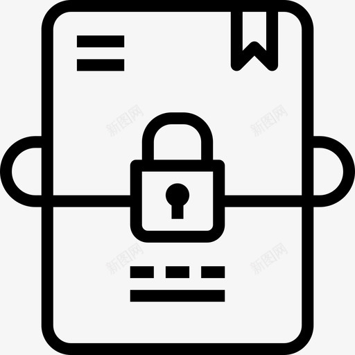 文件业务概念3线性图标svg_新图网 https://ixintu.com 业务概念3 文件 线性