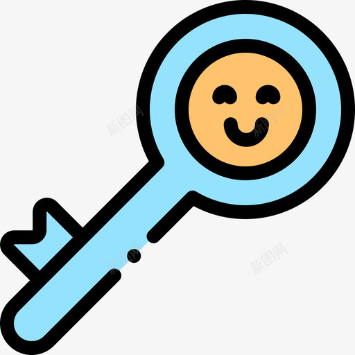 钥匙幸福15线性颜色图标svg_新图网 https://ixintu.com 幸福 线性 钥匙 颜色