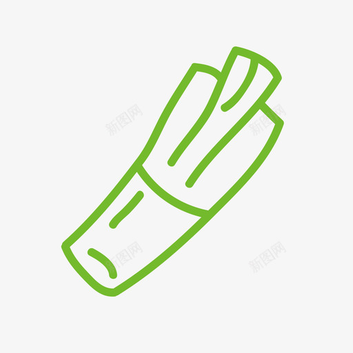 大葱svg_新图网 https://ixintu.com 一捆 大葱