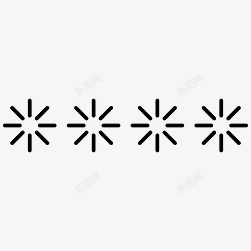 密码pin码安全虚线图标svg_新图网 https://ixintu.com pin码 安全虚线图标 密码