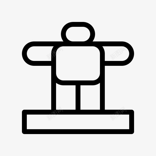 雕像加拿大直线形图标svg_新图网 https://ixintu.com 加拿大 直线 线形 雕像