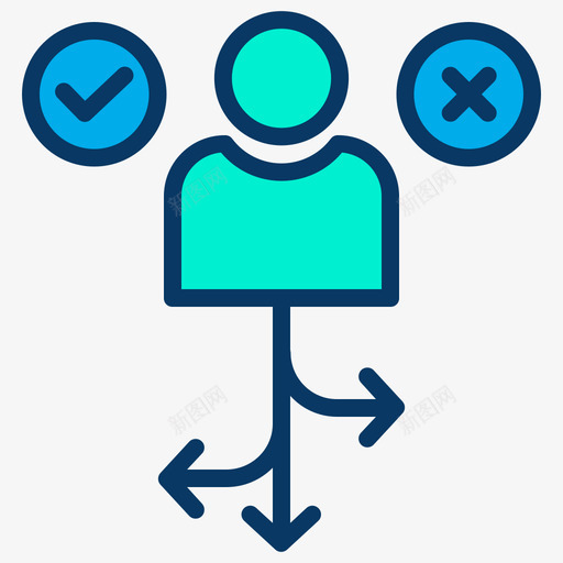 路径策略29线性颜色图标svg_新图网 https://ixintu.com 策略 线性 路径 颜色