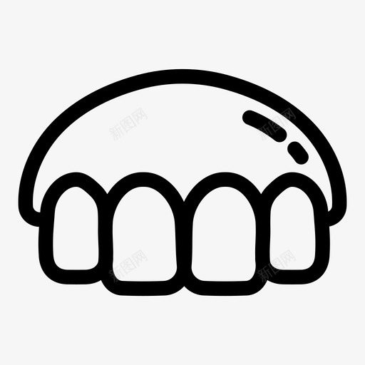 牙齿健康口腔图标svg_新图网 https://ixintu.com 健康 口腔 牙齿 美白