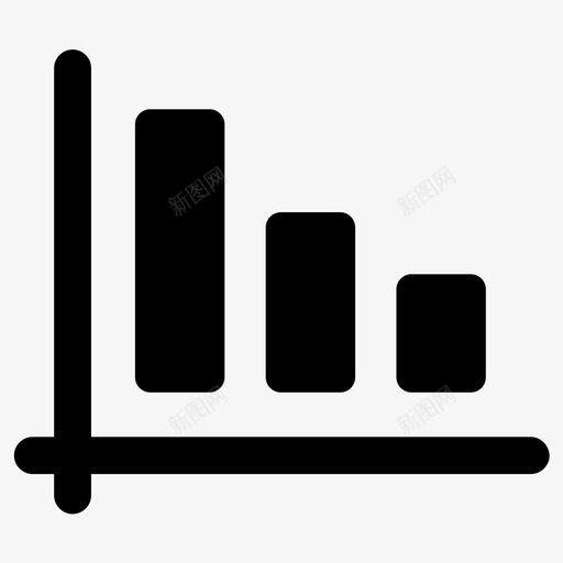图表数据下降图标svg_新图网 https://ixintu.com 下降 减少 分析图表报告图表统计和数据 图表 数据 统计