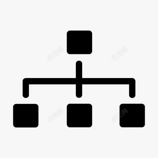 层次结构组成员图标svg_新图网 https://ixintu.com 人员 团队 层次 成员 结构