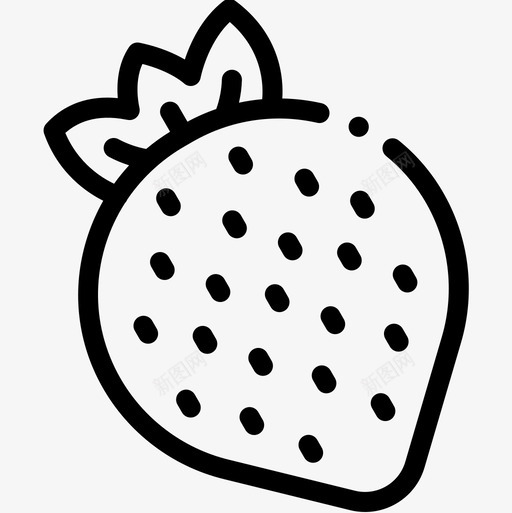 草莓过敏17直系图标svg_新图网 https://ixintu.com 直系 草莓 过敏17