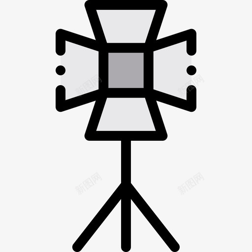 聚光灯摄影64线性颜色图标svg_新图网 https://ixintu.com 摄影 线性 聚光灯 颜色