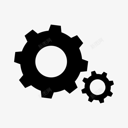 齿轮工程师工厂图标svg_新图网 https://ixintu.com 工厂 工程师 齿轮