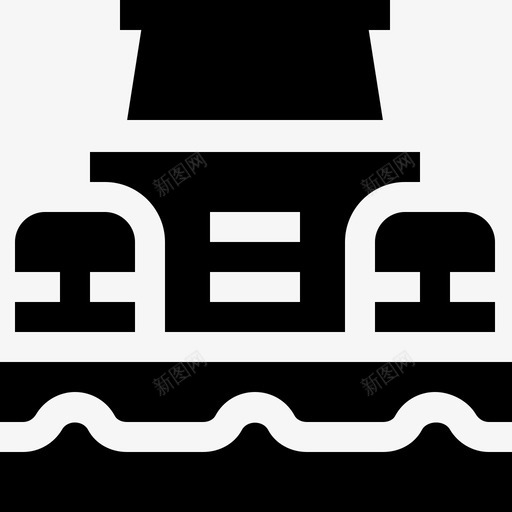 雪犁冬季37填充图标svg_新图网 https://ixintu.com 冬季 填充 雪犁