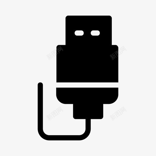 usb电缆端口技术图标svg_新图网 https://ixintu.com usb 图标 字形 技术 电线 电缆 端口 网络 通信线路