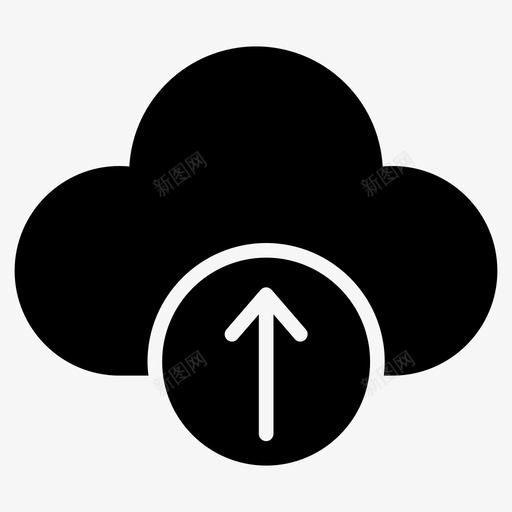 上传云数据库服务器图标svg_新图网 https://ixintu.com 上传云 基本设置线字形 存储 数据库 服务器