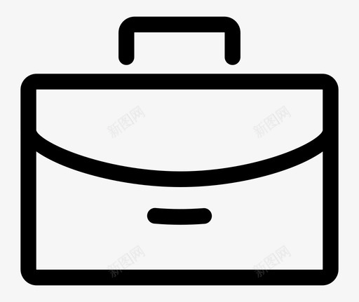 公文包接口01图标svg_新图网 https://ixintu.com 公文包 接口