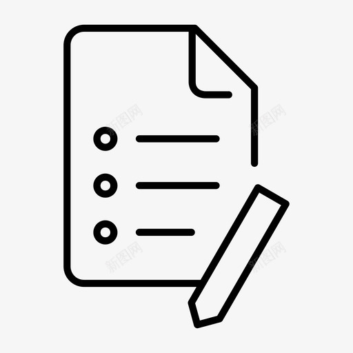 文档文件任务图标svg_新图网 https://ixintu.com 业务 任务 工作 文件 文本 文档