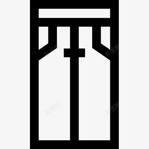 牛仔裤冬装及配件轮廓直线型图标svg_新图网 https://ixintu.com 冬装 牛仔裤 直线 线型 轮廓 配件
