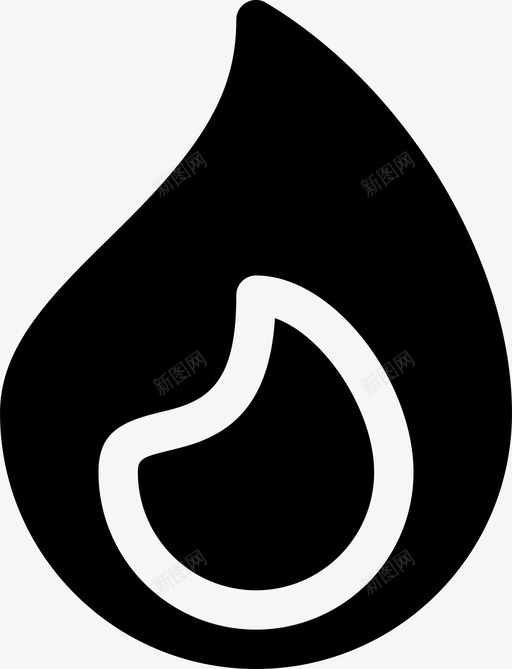 火烧热图标svg_新图网 https://ixintu.com 饱饭
