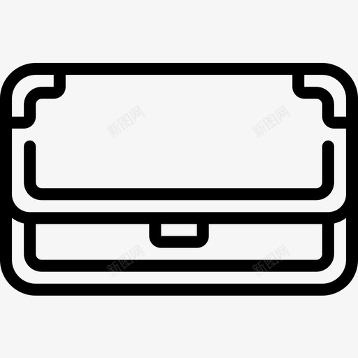 离合器袋子线状图标svg_新图网 https://ixintu.com 离合器 线状 袋子