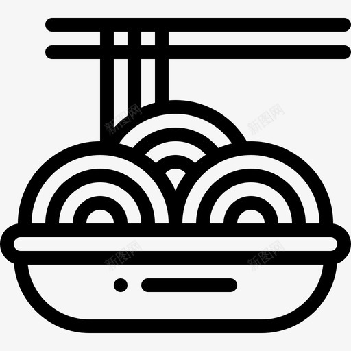 面条送餐17直式图标svg_新图网 https://ixintu.com 直式 送餐17 面条