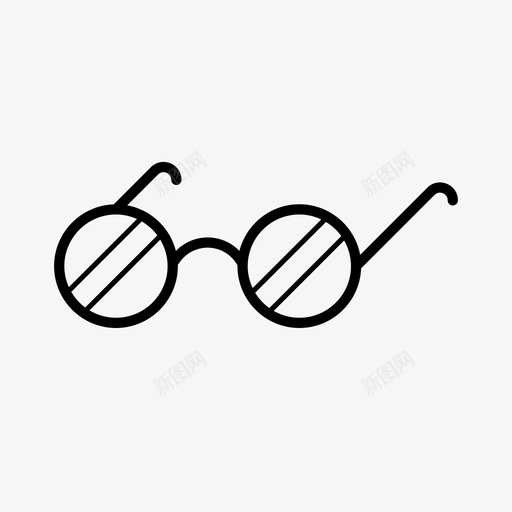 眼镜物体智能图标svg_新图网 https://ixintu.com 学习 工作 智能 物体 眼镜