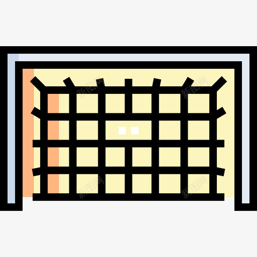 足球球门杂项59线颜色图标svg_新图网 https://ixintu.com 杂项59 线颜色 足球球门