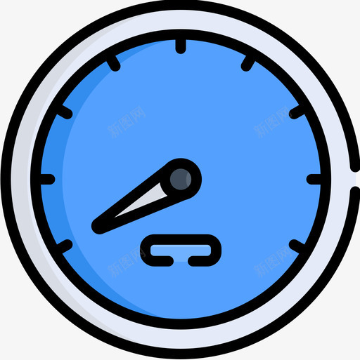 车速表车速表时间3线性颜色图标svg_新图网 https://ixintu.com 时间 线性 车速 颜色