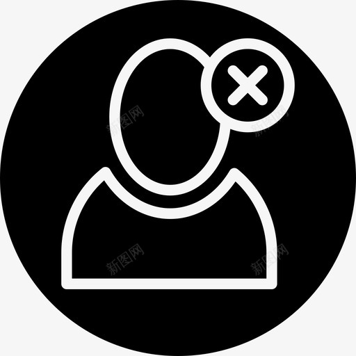 用户头像配置文件图标svg_新图网 https://ixintu.com 删除 头像 用户 用户界面 用户界面徽章 配置文件