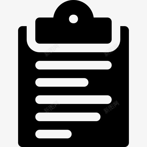 剪贴板office122已填充图标svg_新图网 https://ixintu.com office122 剪贴板 已填充