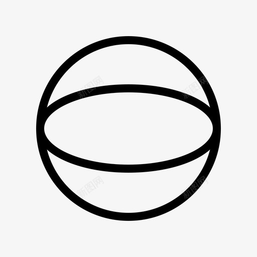 圆数学6线性图标svg_新图网 https://ixintu.com 数学 线性