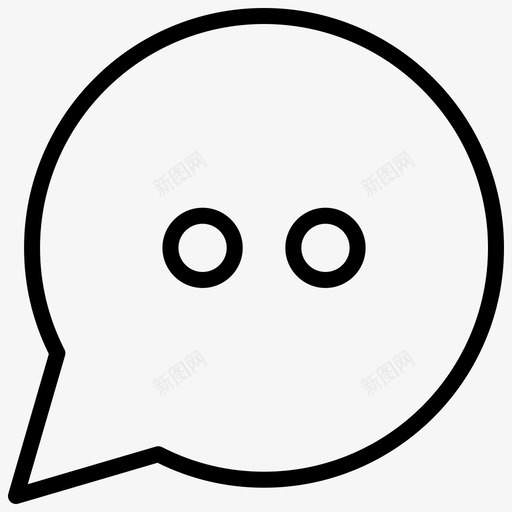 聊天聊天泡泡聊天支持图标svg_新图网 https://ixintu.com 交流 对话 支持 泡泡 留言 聊天