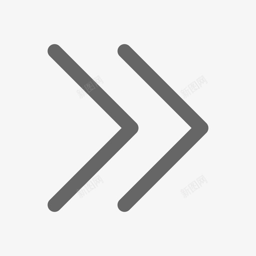 双箭头右_12pxsvg_新图网 https://ixintu.com 双箭头右_12px double_arrow_right_12px