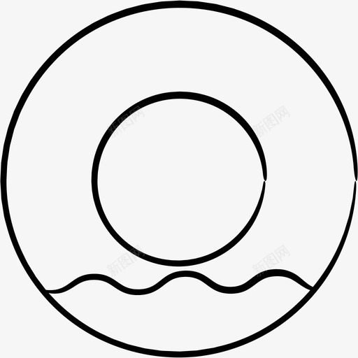 甜甜圈食物2个手绘图标svg_新图网 https://ixintu.com 2个 图标 手绘 甜甜圈 食物