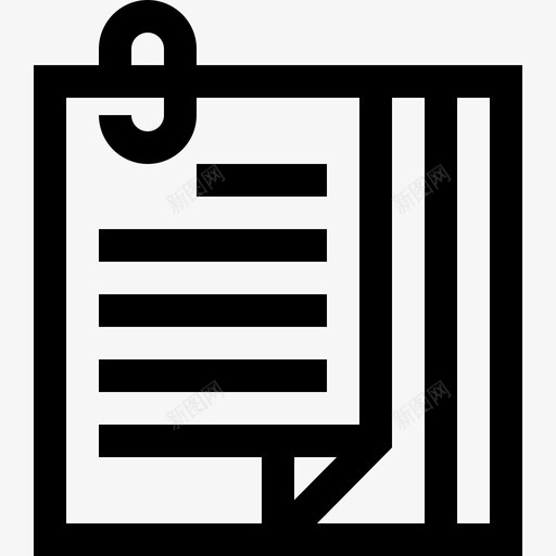 档案会计18线性图标svg_新图网 https://ixintu.com 会计18 档案 线性