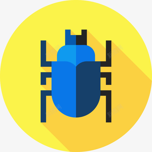 Bug技术支持26扁平图标svg_新图网 https://ixintu.com Bug 扁平 技术支持
