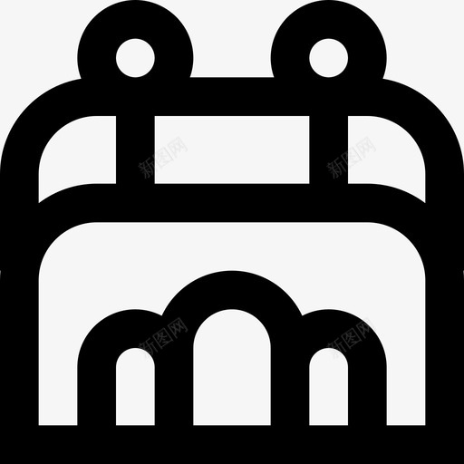 荷兰3号直线桥图标svg_新图网 https://ixintu.com 3号 直线 荷兰