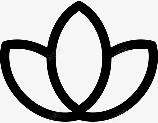 花叶自然图标svg_新图网 https://ixintu.com 植物 膳食 自然 香料