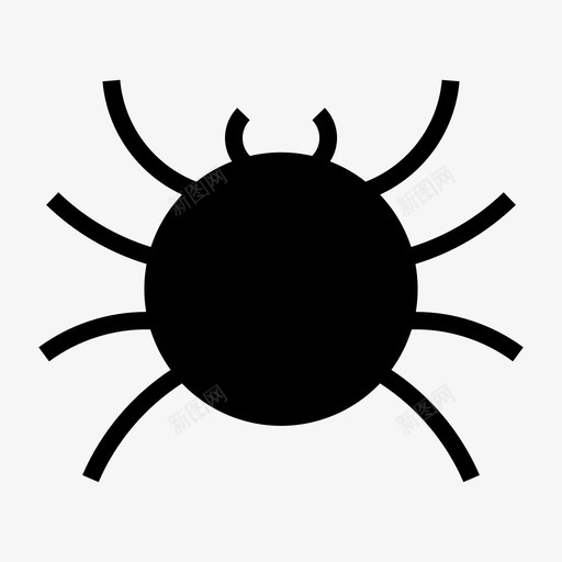 蜘蛛动物昆虫图标svg_新图网 https://ixintu.com 动物 怪物 昆虫 蜘蛛