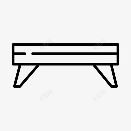 桌子上咖啡图标间隙很小svg_新图网 https://ixintu.com 咖啡图标间隙很小 桌子上